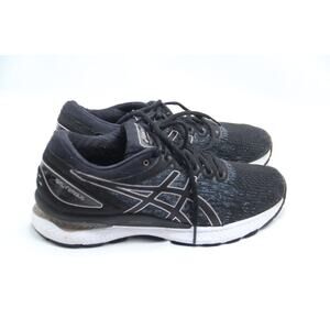 Asics Black and White Athletic Shoes